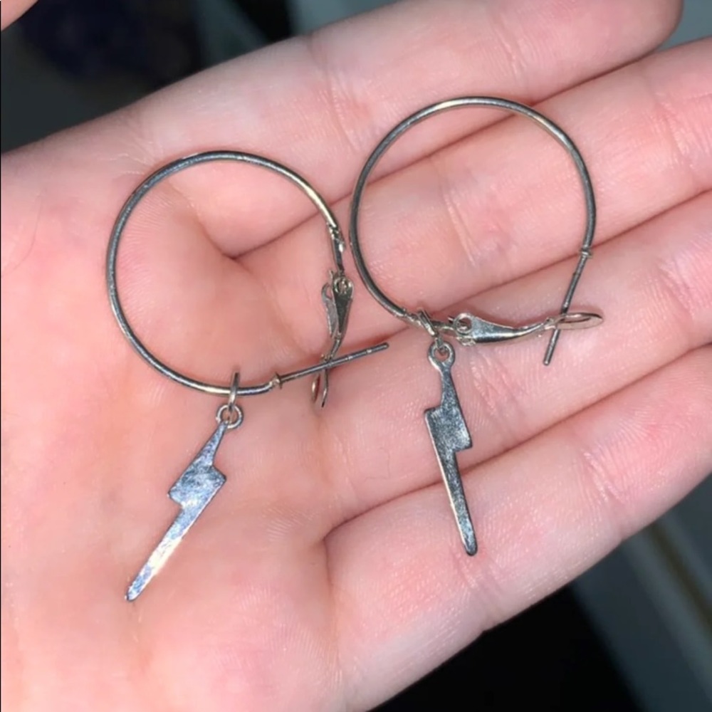 lightning bolt earrings